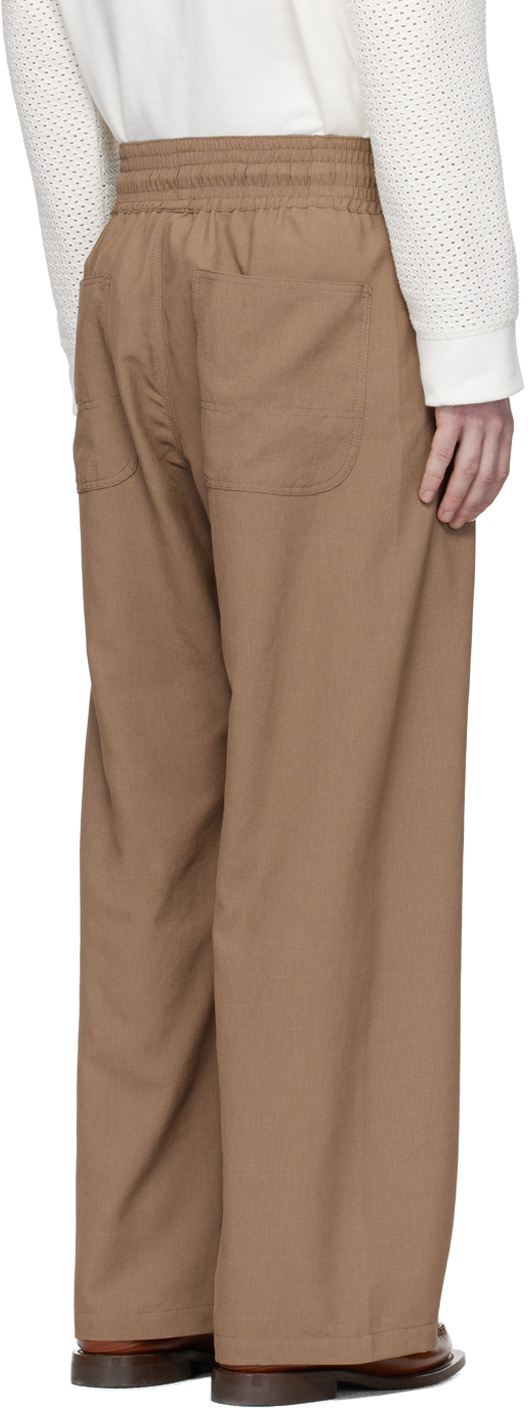 VIKTOR & ROLF MISTER MISTER Brown Drawstring Trousers
