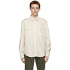 Helmut Lang Off-White Strap Shirt