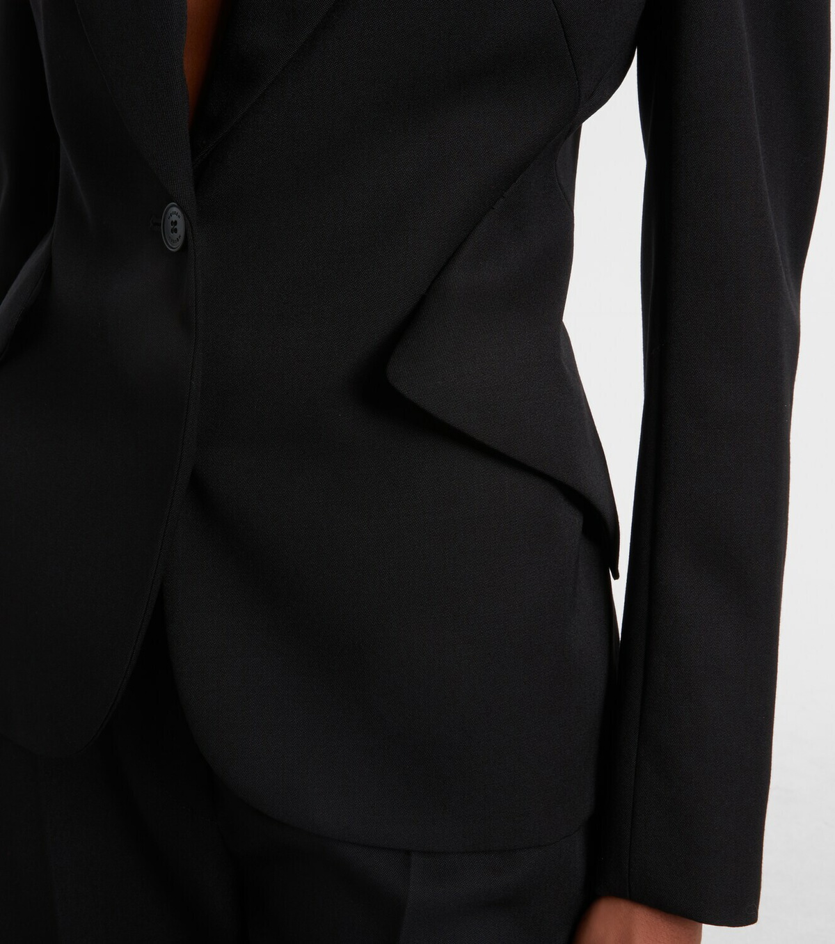 McQueen Single-breasted wool jacket