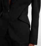 McQueen Single-breasted wool jacket