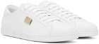 Dolce&Gabbana White Saint Tropez Calfskin Sneakers
