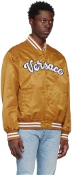 Versace Gold Varsity Bomber Jacket