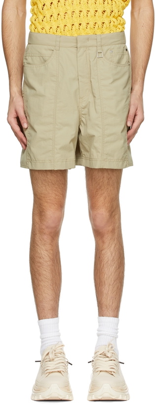 Photo: WOOYOUNGMI Beige Nylon Shorts