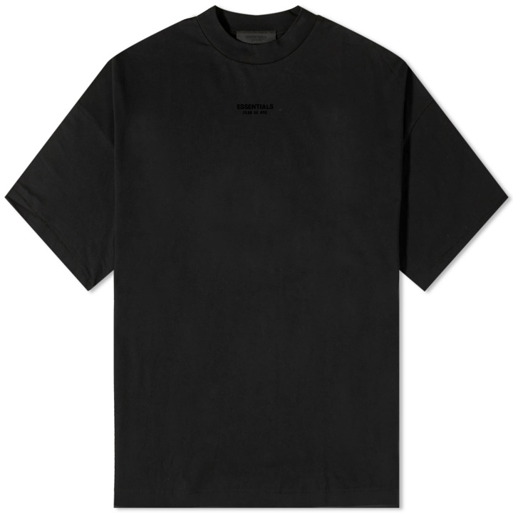 Photo: Fear of God ESSENTIALS Men's Essentials T-Shirt in Jet Black