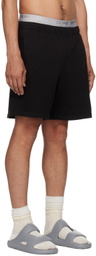 SKIMS Black Terry Classic Shorts