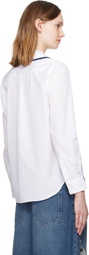 Comme des Garçons Girl White Cotton Shirt