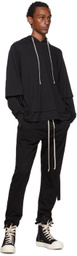 Rick Owens DRKSHDW Black Organic Cotton Hustler Hoodie