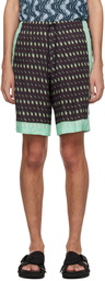 Dries Van Noten Brown Drawstring Shorts