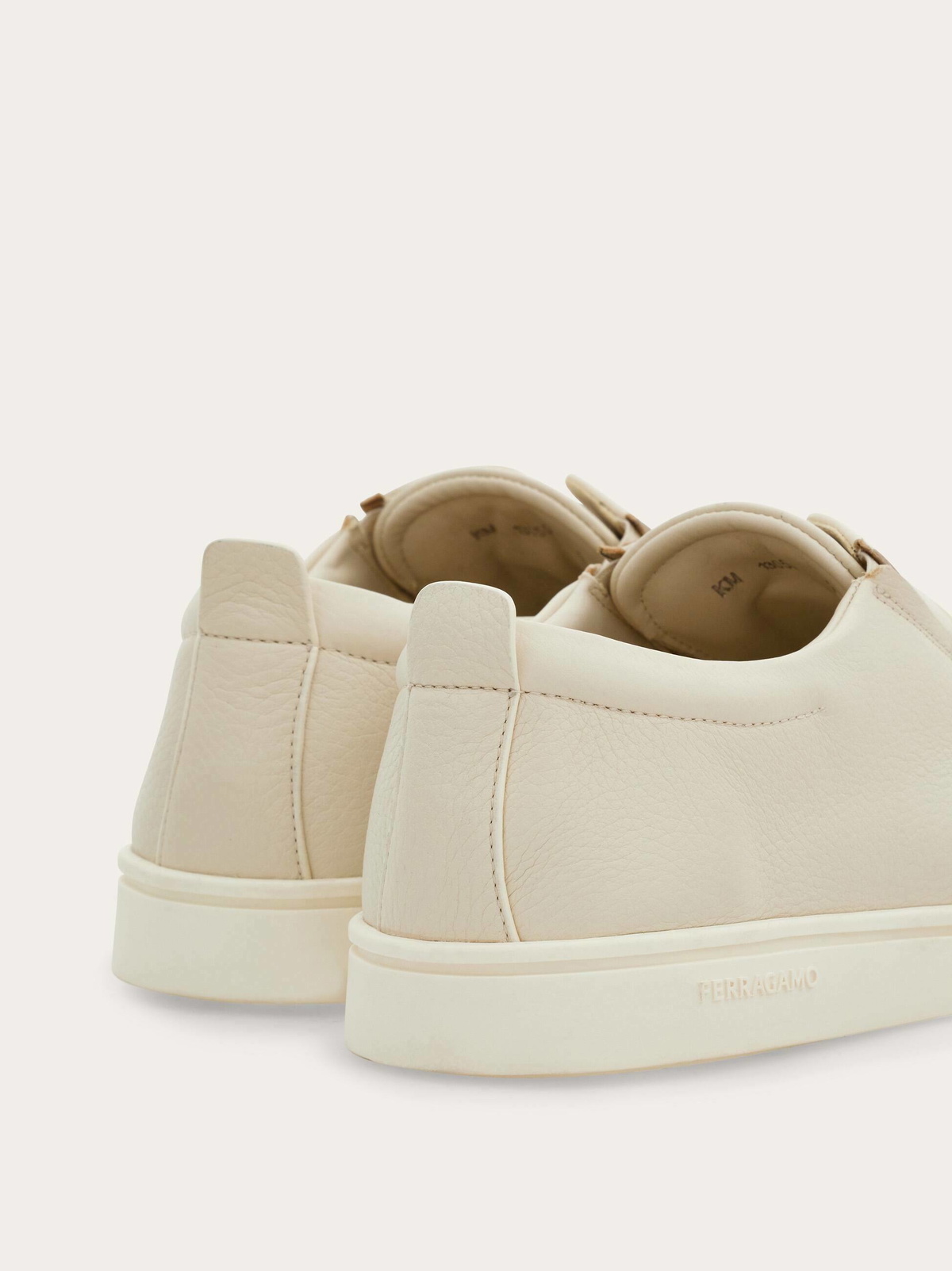 Ferragamo Mens Slip-on sneaker in White