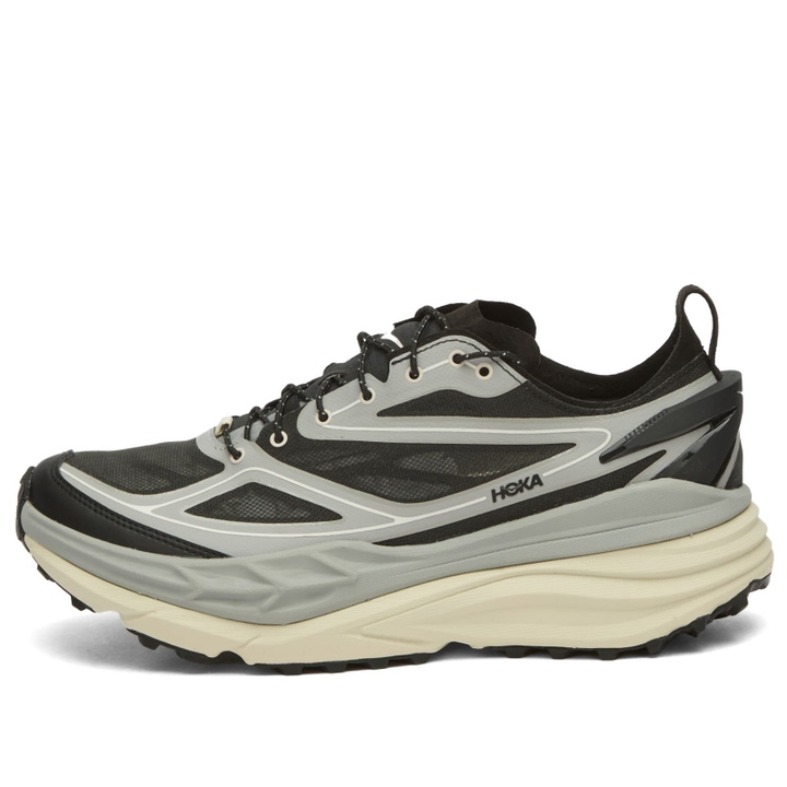 Photo: HOKA ONE ONE U Stinson One7 Sneaker in Stellar Grey/Eggshell