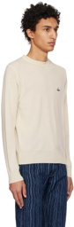 Vivienne Westwood Off-White Embroidered Sweater