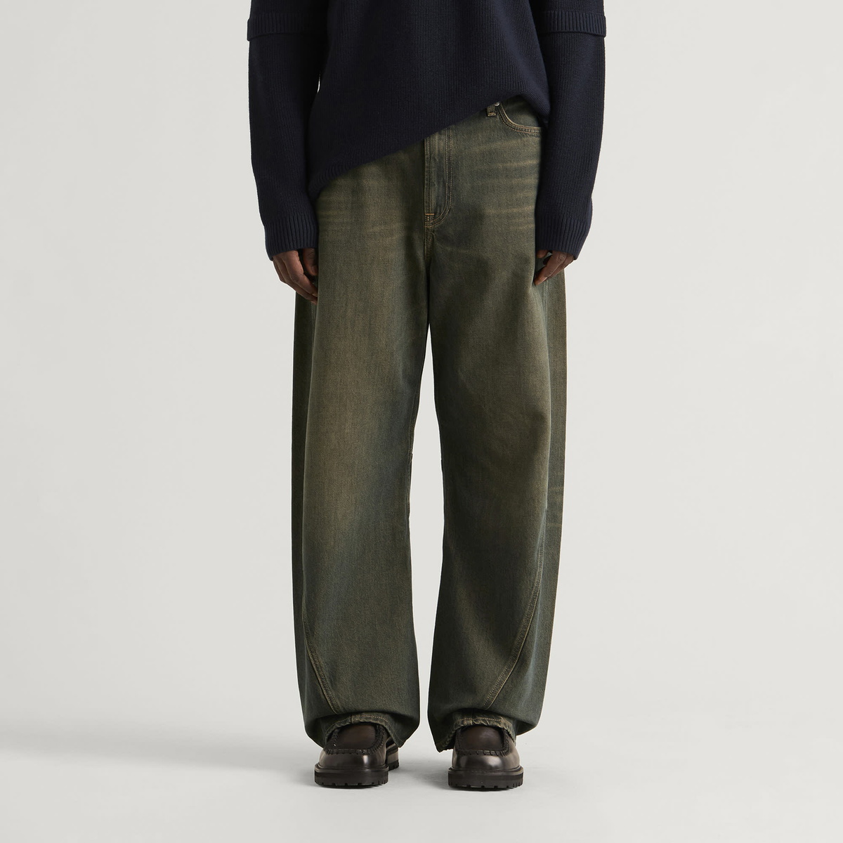 END. x Samsøe Samsøe Men's Satimo Jeans in Dark Gold Denim