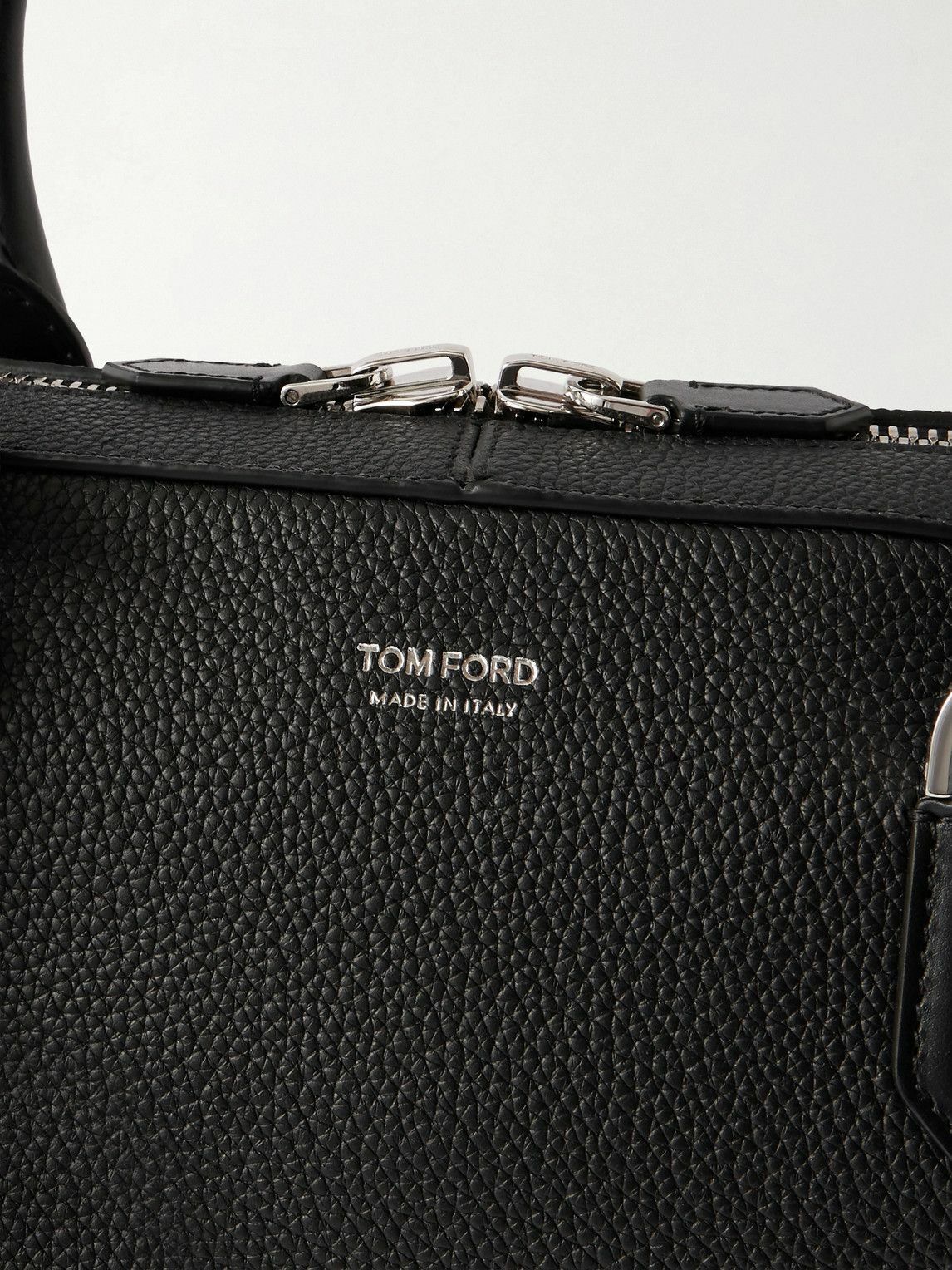 TOM FORD - Elliot Full-Grain Leather Briefcase