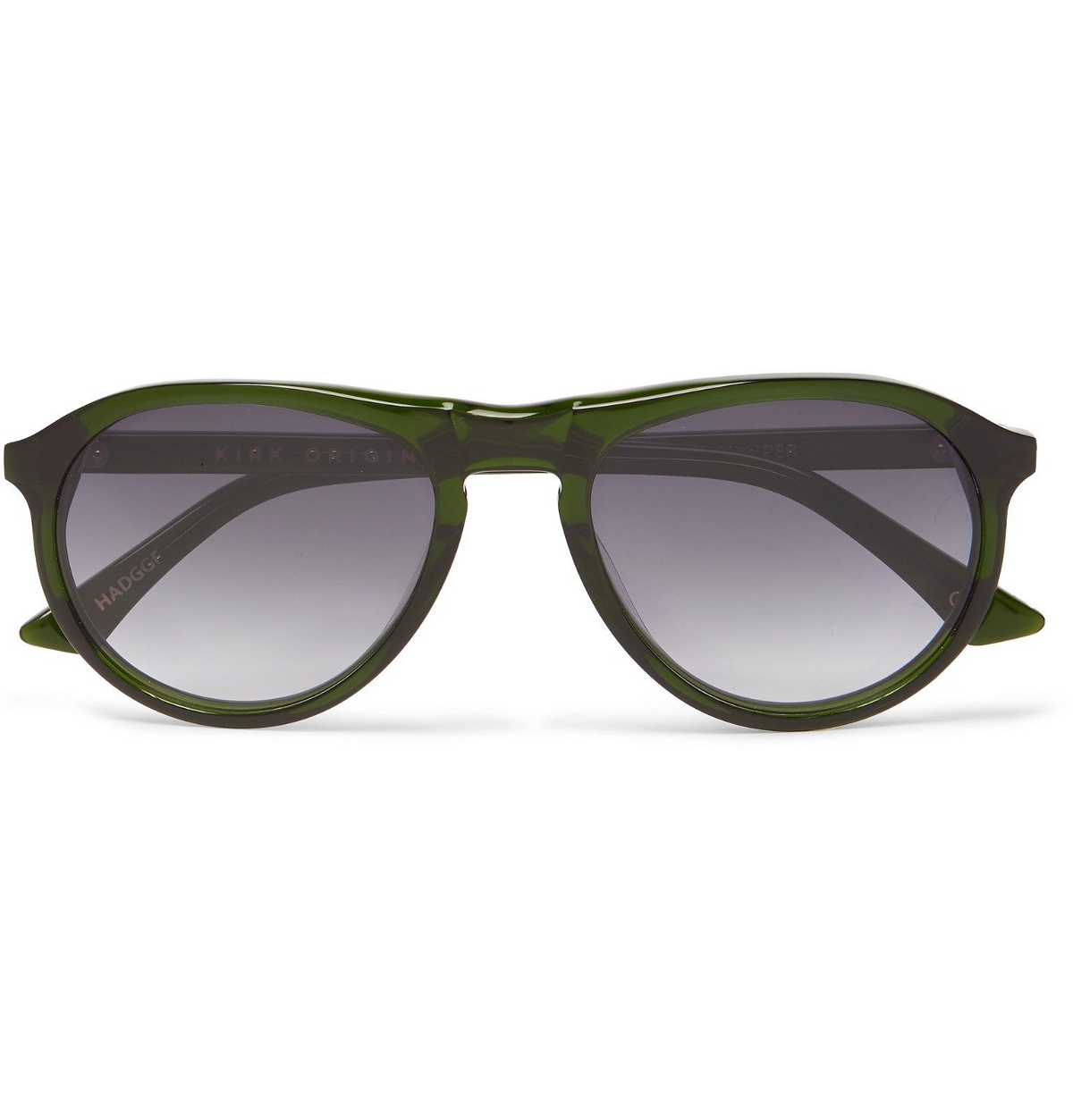 Photo: Kirk Originals - Harper Aviator-Style Acetate Sunglasses - Green