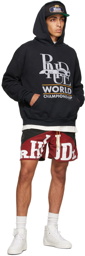 Rhude Black World Champion Hoodie
