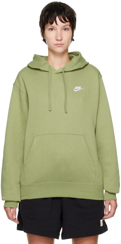 Photo: Nike Green Sportswear Club Hoodie