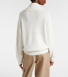 Brunello Cucinelli Monili oversized cotton half-zip sweater