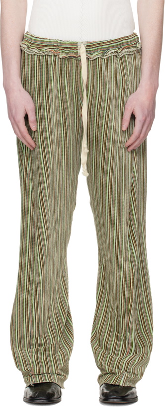 Photo: Edward Cuming Green Twisted Track Pants