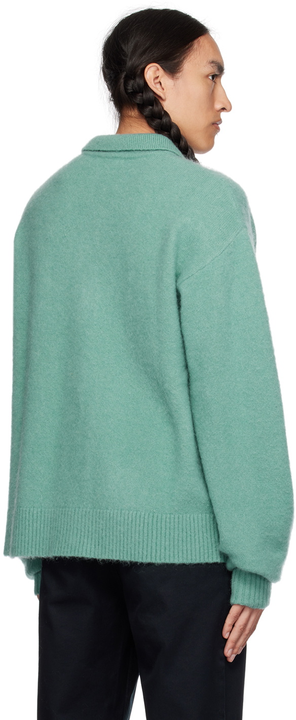 WYNN HAMLYN Blue Buttoned Cardigan