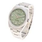 Rolex Oyster Perpetual Automatic Chronometer Green Dial Mens Watch M134300-0006