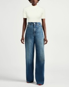 Manila Grace Womens Turtleneck in Off white