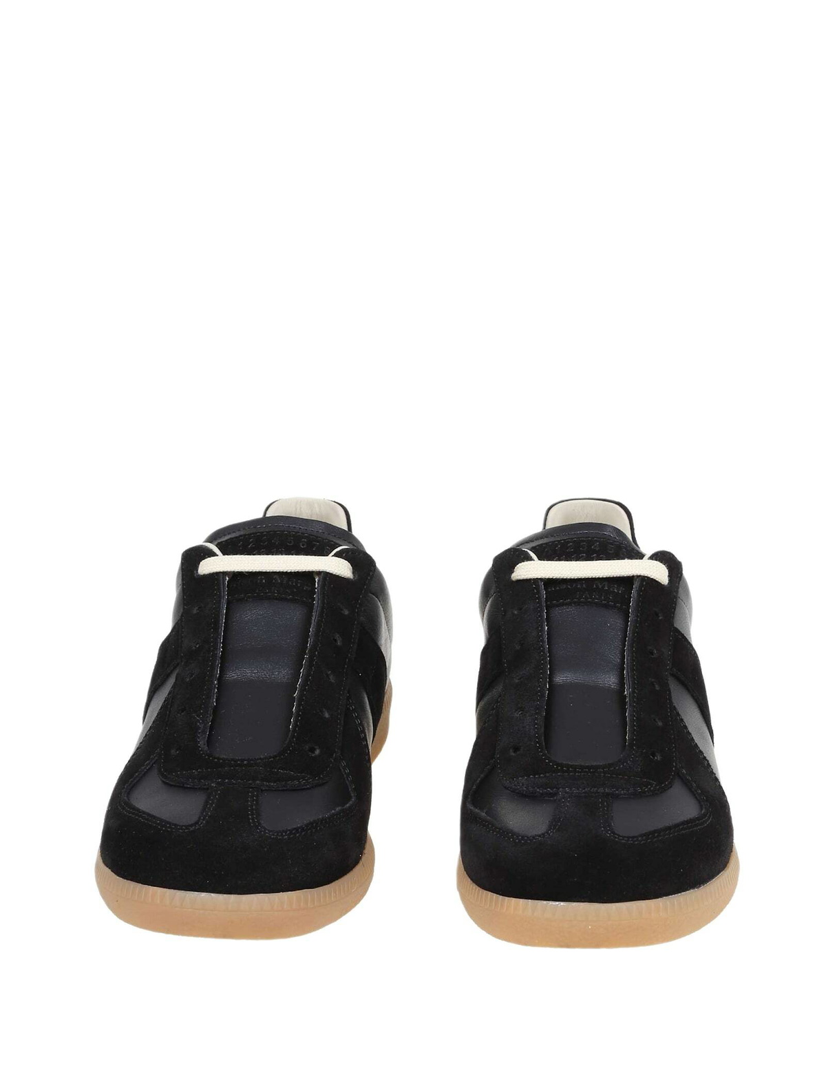 Maison Margiela Sneakers Replica In Leather And Suede