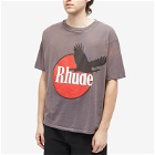 Rhude Men's Eagle Logo T-Shirt in Vintage/Grey