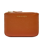 Comme des Garçons SA8100 Colour Inside Wallet in Brown/Orange