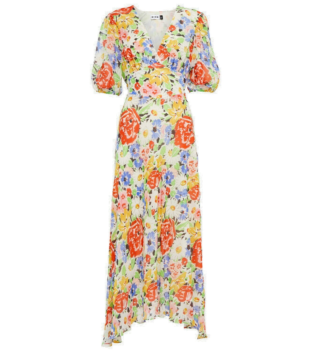 【Rixo】 Corrineフローラルミディドレス Rixo Corrine floral midi dress Rixo