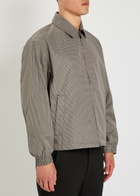 Les Deux Checked Woven Jacket Beige