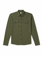 Faherty - Legend™ Striped Recycled Stretch-Knit Shirt - Green