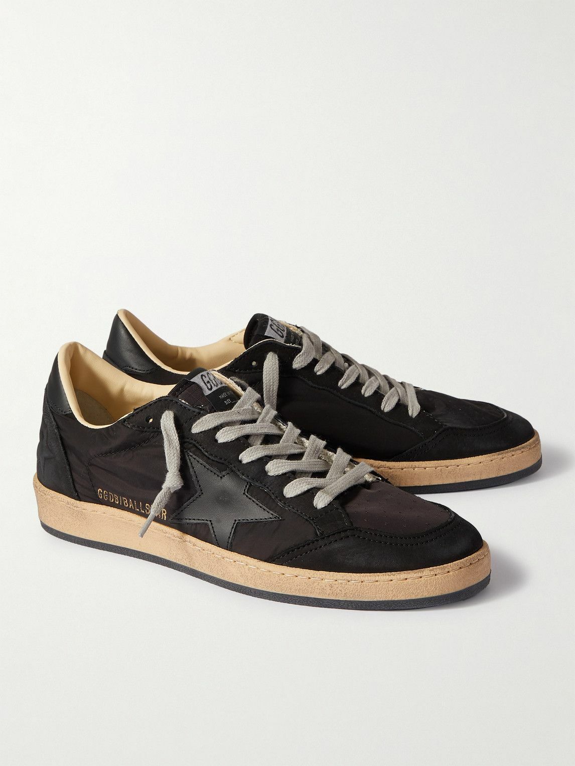 Golden Goose - Ball Star Distressed Nubuck and Leather