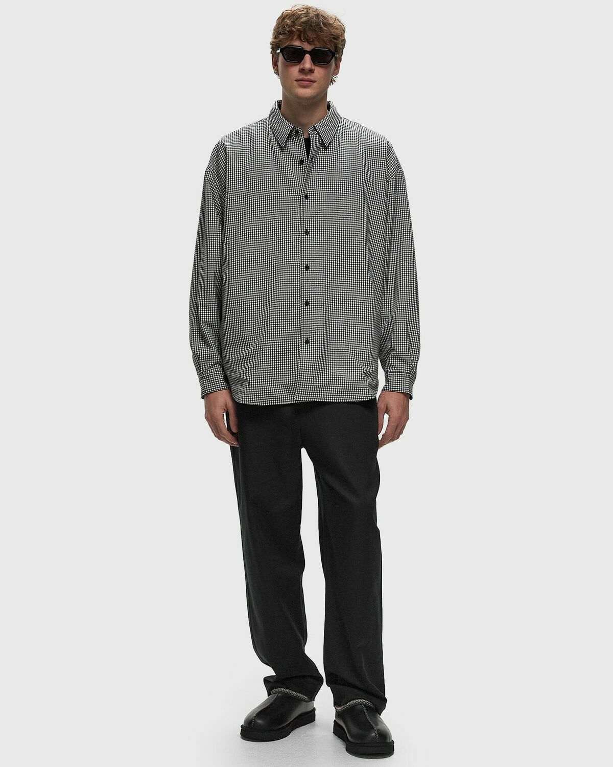 New Amsterdam Fleece Overshirt Reversible Overshirt Grey Longsleeves/Overshirts