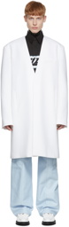 We11done White Polyester Coat