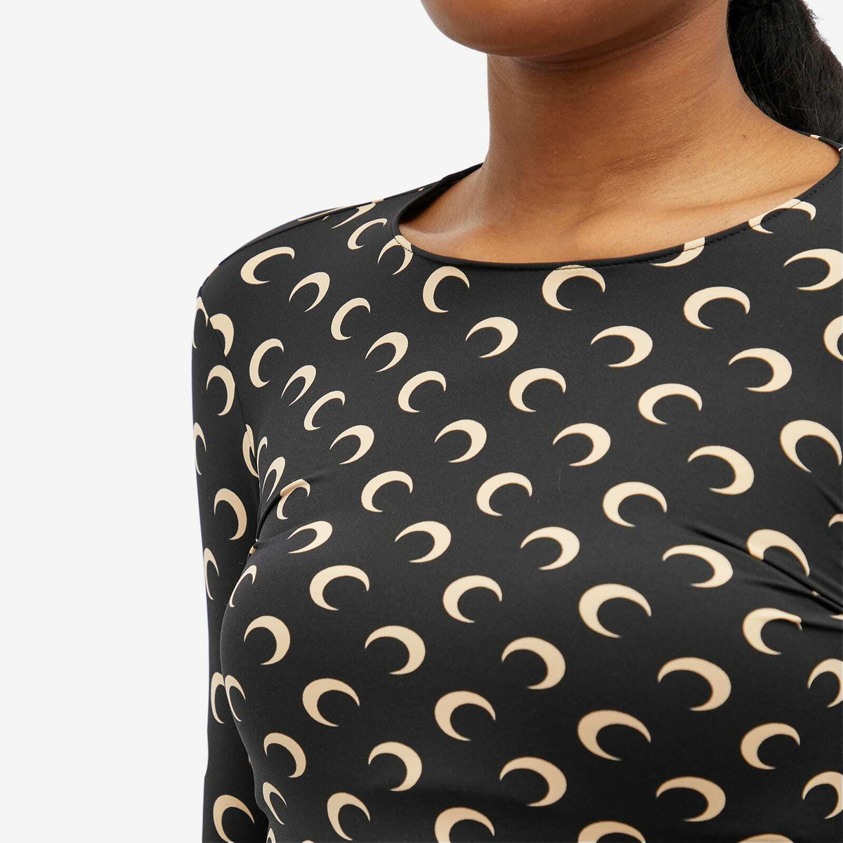 Marine Serre Women's Regenerated All Over Moon Second Skin Marine Serre Women's Regenerated All Over Moon Second Skin