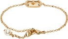 Valentino Garavani Gold Oval Bracelet