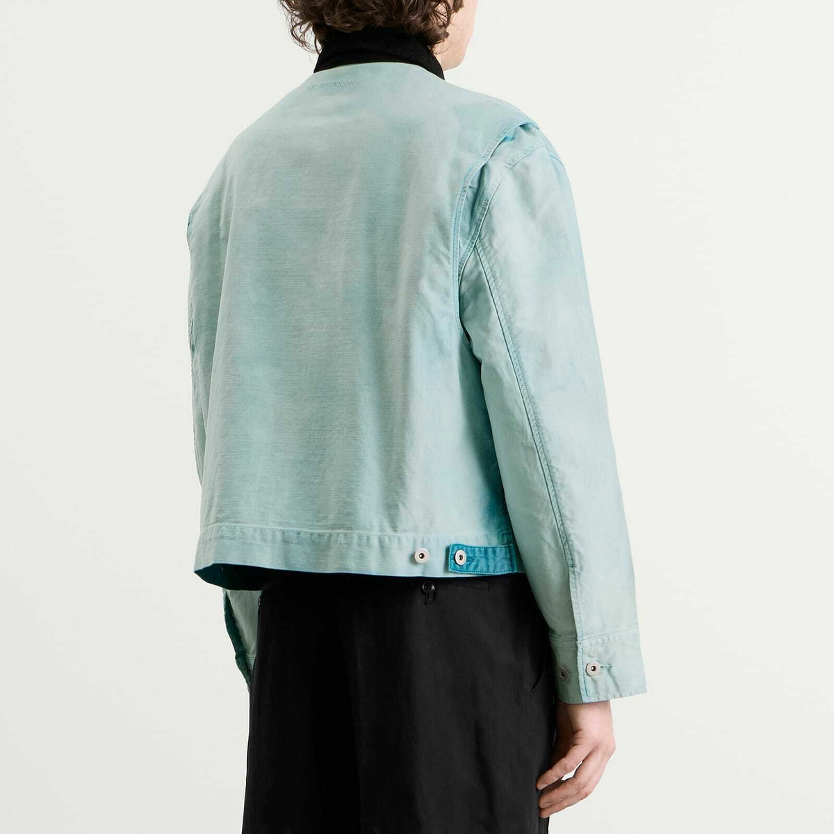 MKI Men's Sunfaded Work Jacket in Bleach