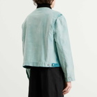 MKI Men's Sunfaded Work Jacket in Bleach