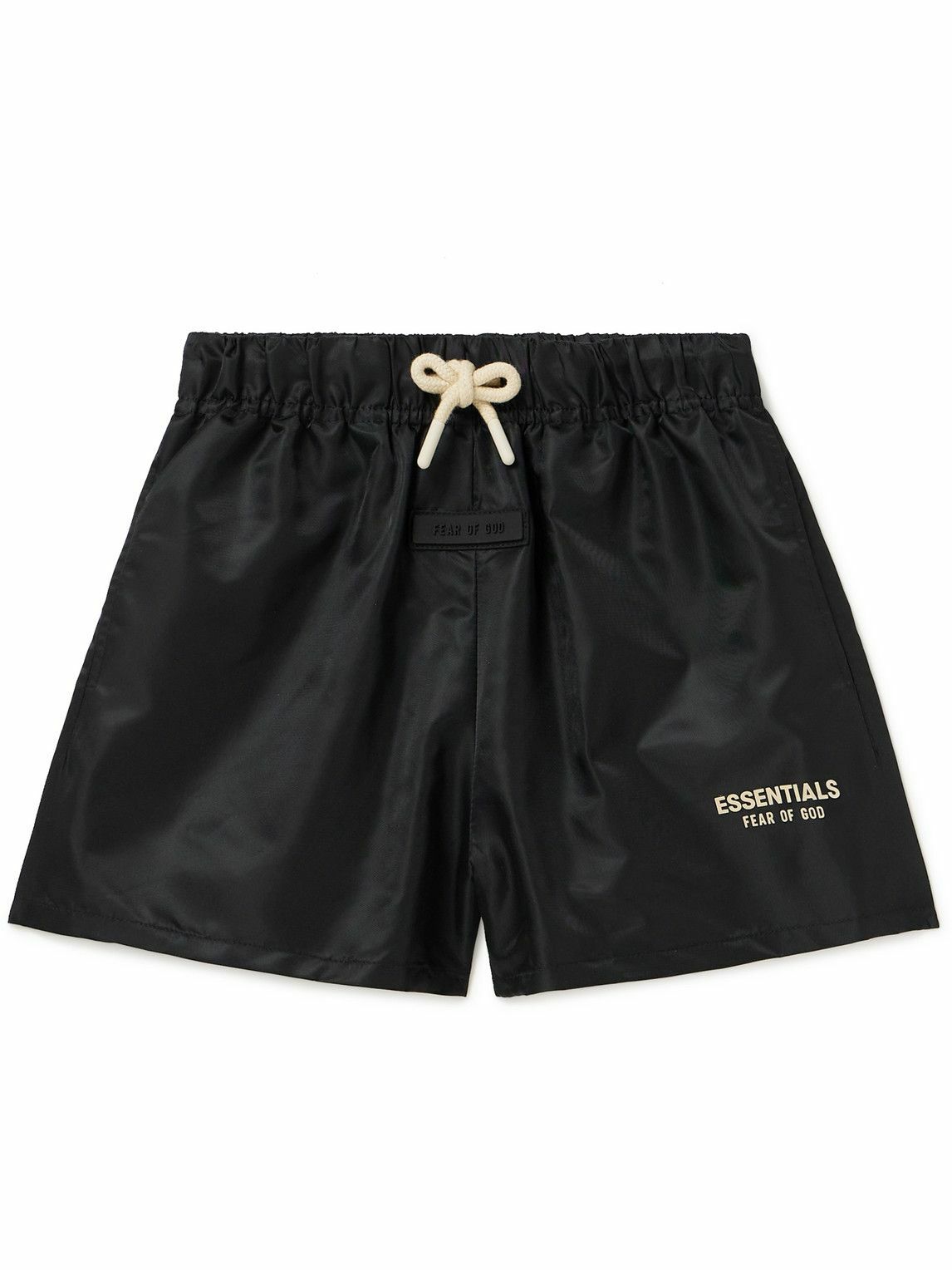 Fear of God: Black Elasticized Waistband Shorts