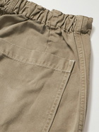 KAPITAL - Katsuragi Straight-Leg Cotton-Twill Drawstring Cargo Trousers - Neutrals