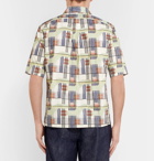 Maison Kitsuné - Printed Cotton-Poplin Shirt - Sage green