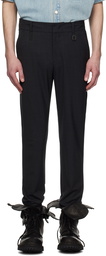 WOOYOUNGMI Gray Drawstring Trousers