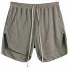 Rick Owens Men's Melange Boxer Shorts in Grey Melange