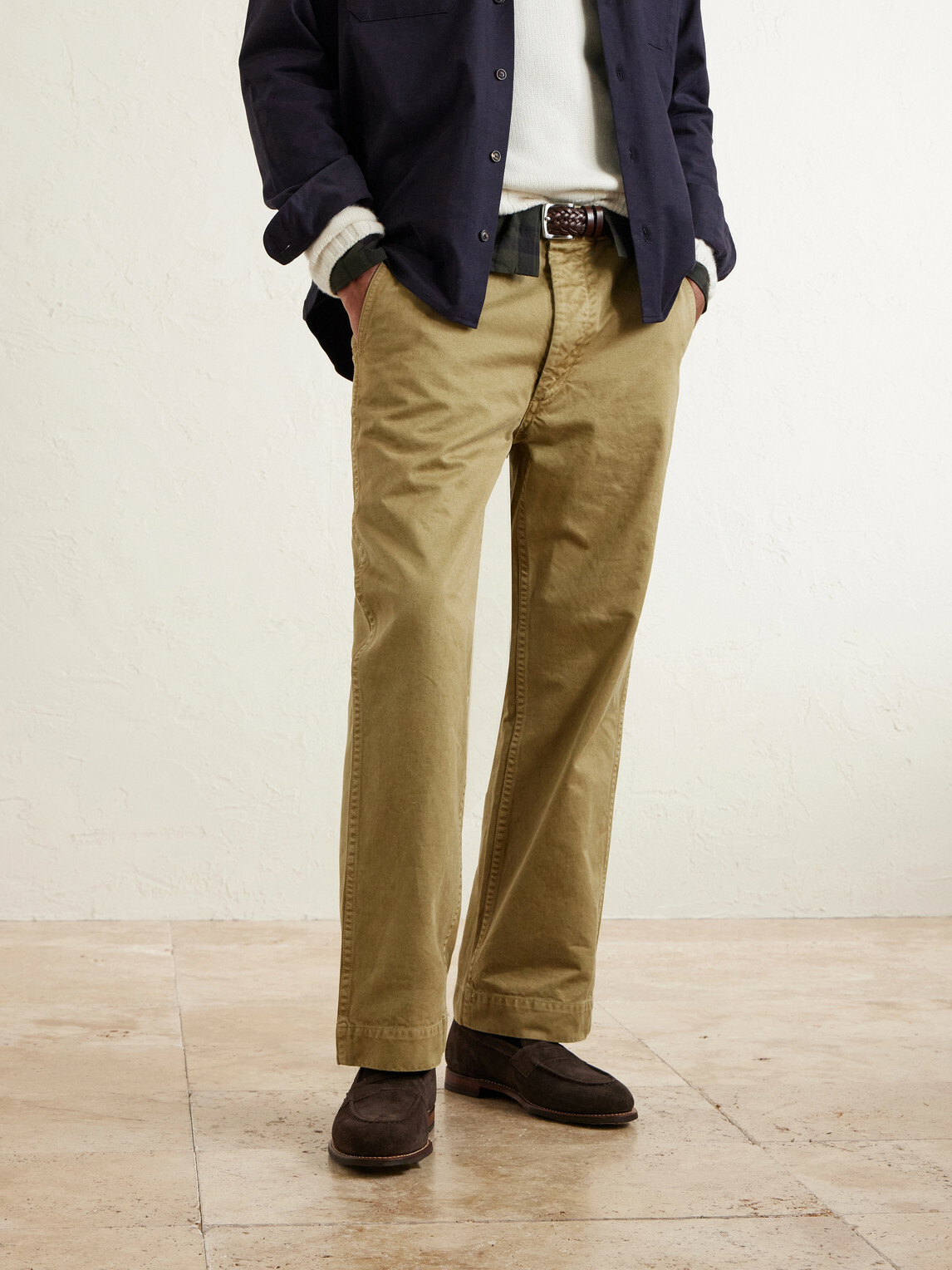 Grenson - Lloyd Suede Loafers - Brown