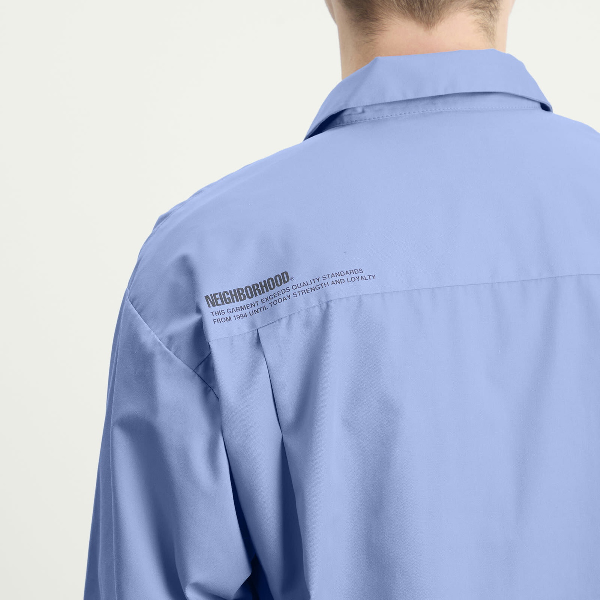 Neighborhood Men's Classic Long Sleeve Work Shirt 1 in Blue
