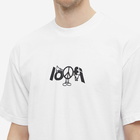 Lo-Fi Men's Peace Logo T-Shirt in White