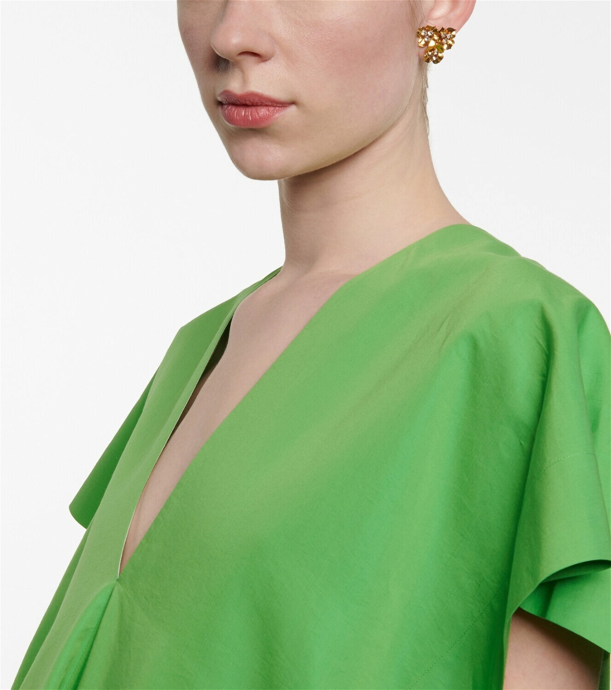 Jennifer Behr Maye embellished floral earrings Jennifer Behr