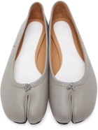 Maison Margiela SSENSE Exclusive Grey Tabi Ballerina Flats