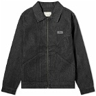 Dime Men's Denim Twill Jacket in Black Washed