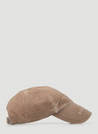 Logo Visor Baseball Cap in Brown